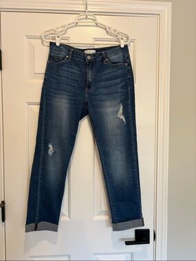 Cancan Dark Blue High Rise. Skinny jeans size 11/29